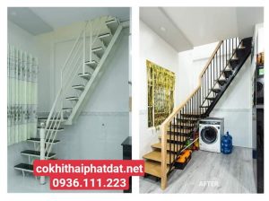 Dịch vụ làm cầu thang sắt đẹp với giá rẻ tại quận Tân Phú