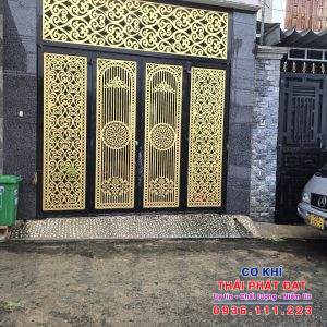 Chuyên làm cửa cổng sắt CNC tại Hóc Môn TP HCM